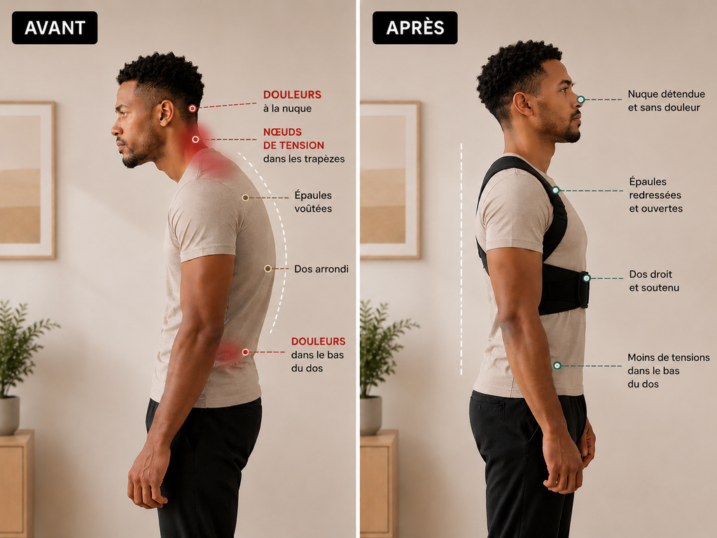 Correcteur de posture POSTÉVA™